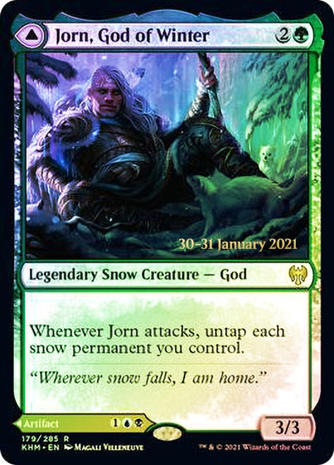 Jorn, God of Winter // Kaldring, the Rimestaff [Kaldheim Prerelease Promos] | Clutch Gaming