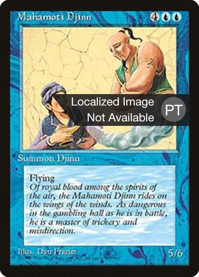 Mahamoti Djinn [Fourth Edition (Foreign Black Border)] | Clutch Gaming