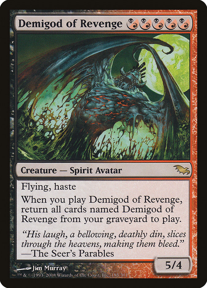 Demigod of Revenge [Shadowmoor] | Clutch Gaming