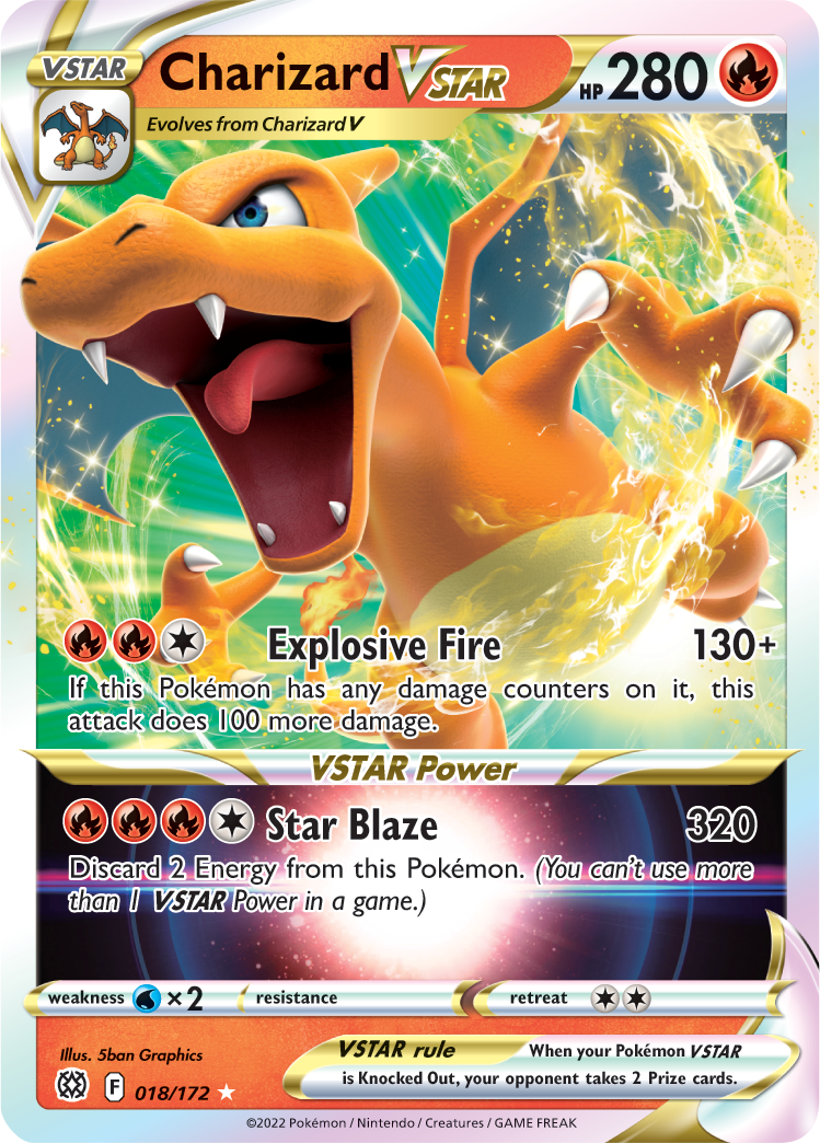 Charizard VSTAR (018/172) [Sword & Shield: Brilliant Stars] | Clutch Gaming