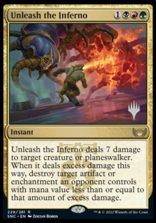Unleash the Inferno (Promo Pack) [Streets of New Capenna Promos] | Clutch Gaming
