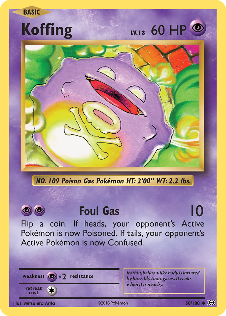 Koffing (50/108) [XY: Evolutions] | Clutch Gaming