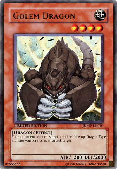 Golem Dragon [JUMP-EN040] Ultra Rare | Clutch Gaming