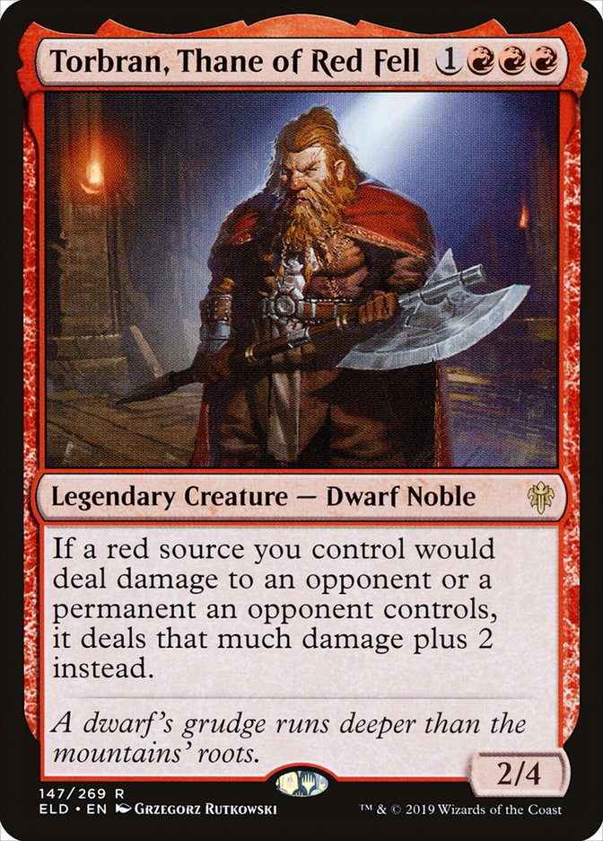 Torbran, Thane of Red Fell [Throne of Eldraine] | Clutch Gaming