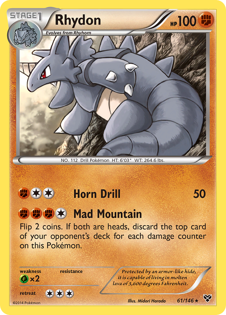 Rhydon (61/146) [XY: Base Set] | Clutch Gaming