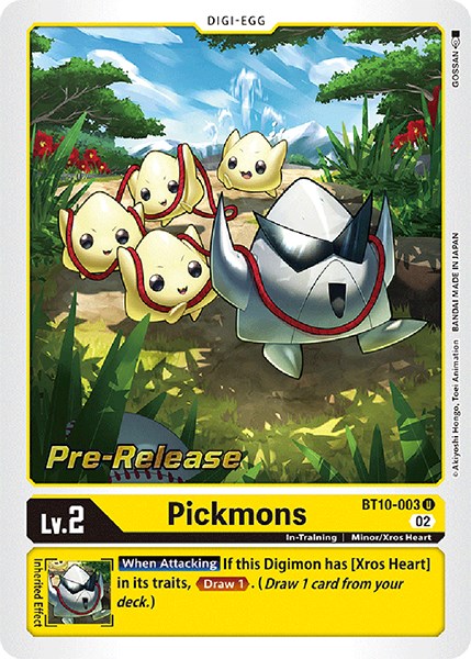 Pickmons [BT10-003] [Xros Encounter Pre-Release Cards] | Clutch Gaming