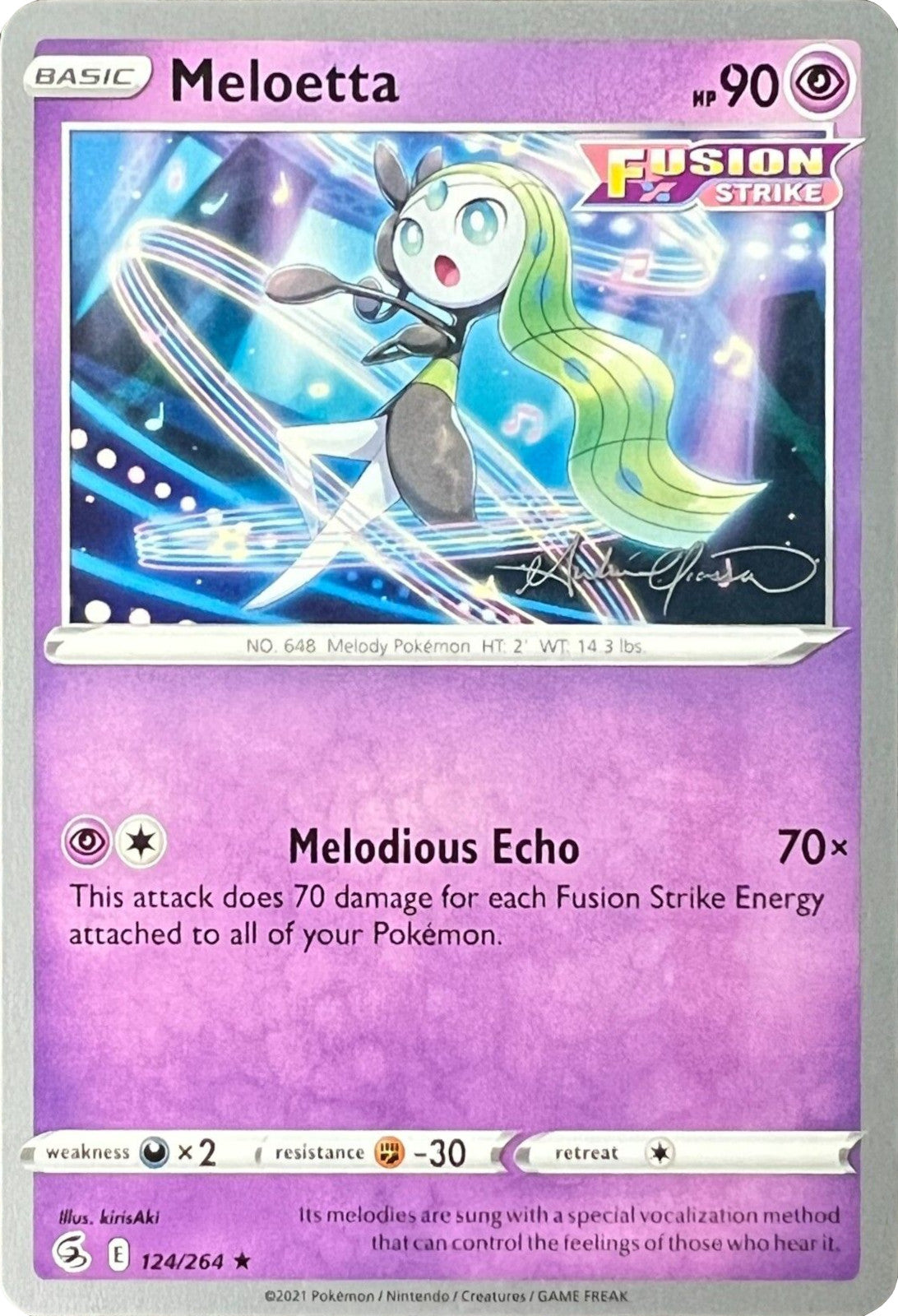 Meloetta (124/264) (The Shape of Mew - Andre Chiasson) [World Championships 2022] | Clutch Gaming