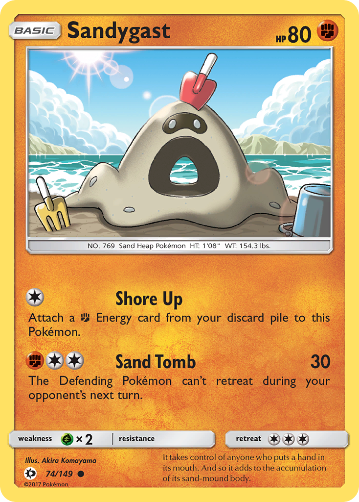 Sandygast (74/149) [Sun & Moon: Base Set] | Clutch Gaming