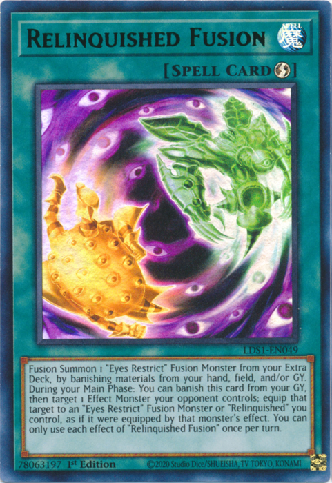 Relinquished Fusion (Green) [LDS1-EN049] Ultra Rare | Clutch Gaming