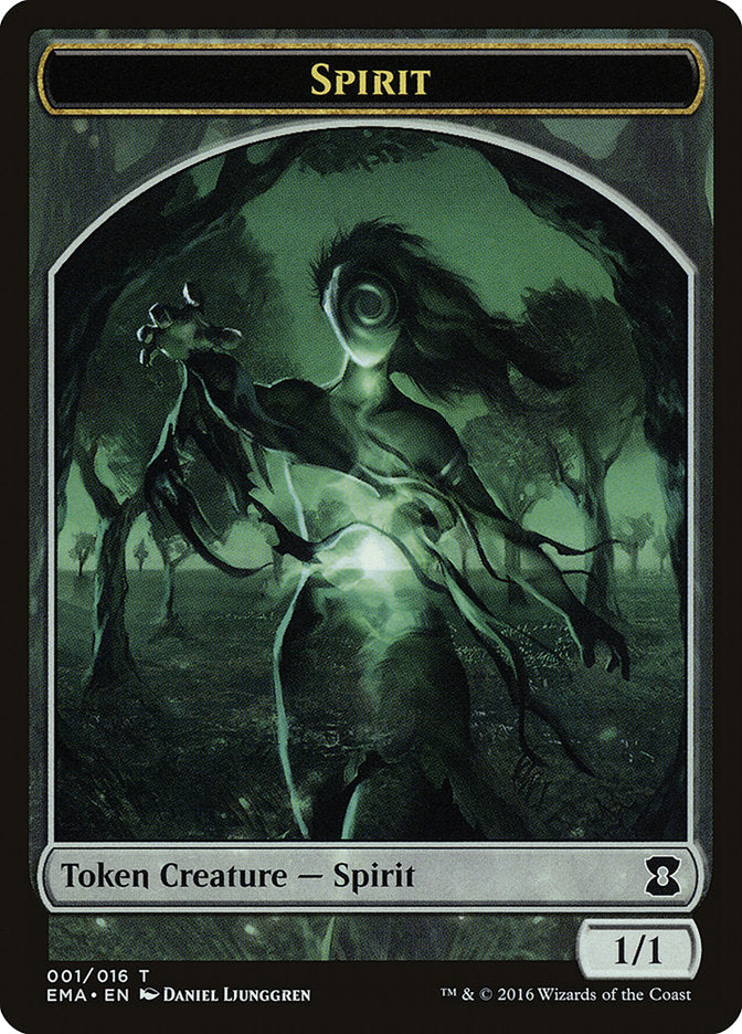 Spirit Token (001/016) [Eternal Masters Tokens] | Clutch Gaming