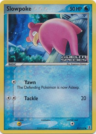 Slowpoke (83/113) (Stamped) [EX: Delta Species] | Clutch Gaming