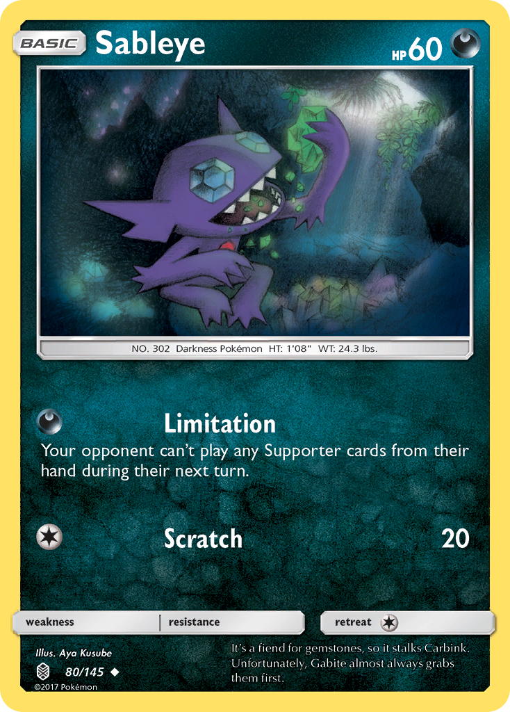 Sableye (80/145) [Sun & Moon: Guardians Rising] | Clutch Gaming