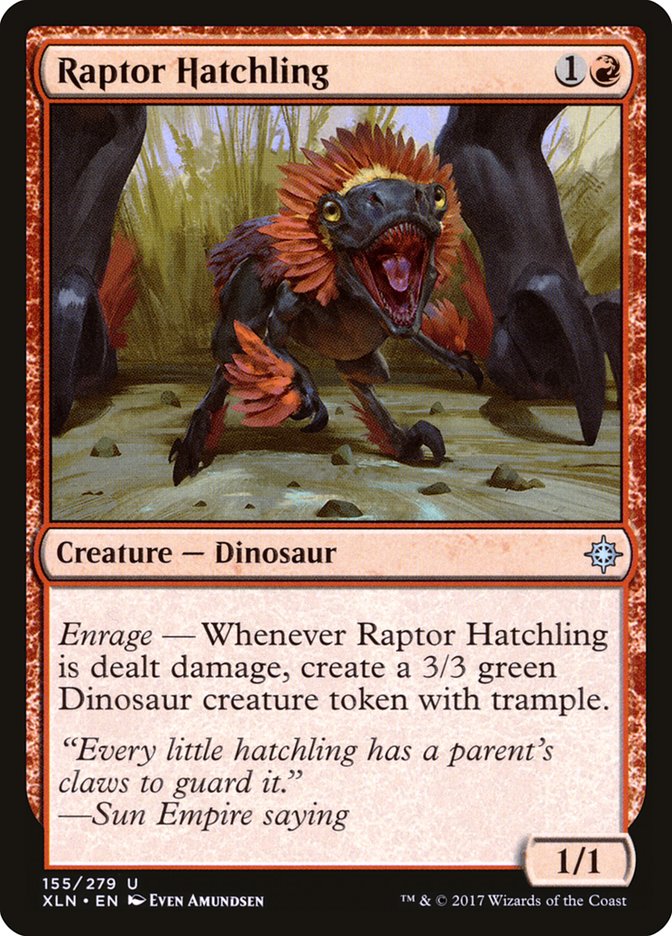 Raptor Hatchling [Ixalan] | Clutch Gaming