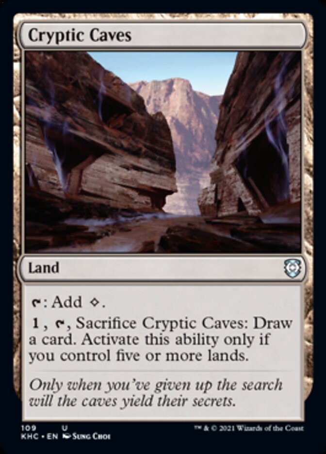 Cryptic Caves [Kaldheim Commander] | Clutch Gaming