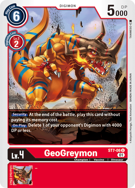 GeoGreymon [ST7-06] [Starter Deck: Gallantmon] | Clutch Gaming