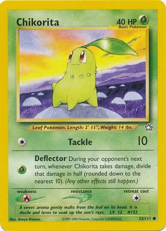 Chikorita (53/111) [Neo Genesis Unlimited] | Clutch Gaming