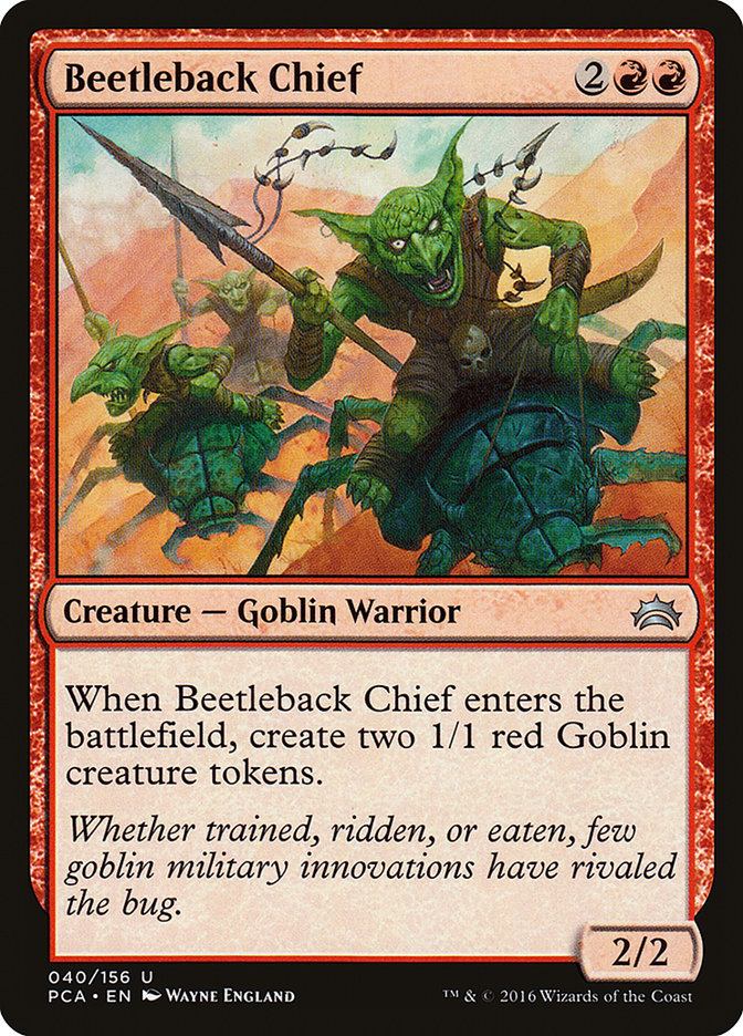 Beetleback Chief [Planechase Anthology] | Clutch Gaming