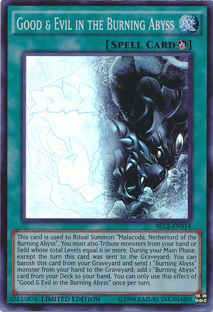 Good & Evil in the Burning Abyss [SECE-ENS14] Super Rare | Clutch Gaming