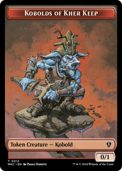 Gold // Kobolds of Kher Keep Double-Sided Token [Murders at Karlov Manor Commander Tokens] | Clutch Gaming