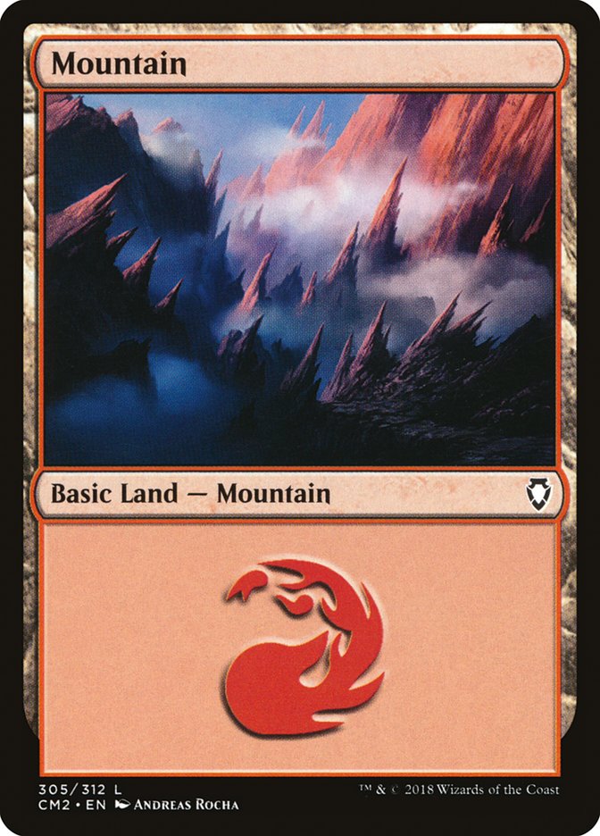 Mountain (305) [Commander Anthology Volume II] | Clutch Gaming