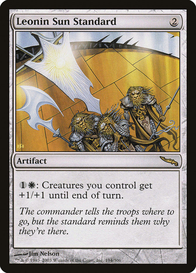 Leonin Sun Standard [Mirrodin] | Clutch Gaming