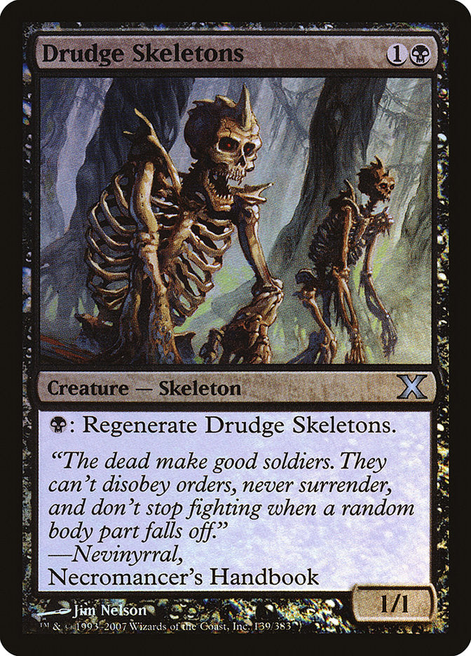 Drudge Skeletons (Premium Foil) [Tenth Edition] | Clutch Gaming