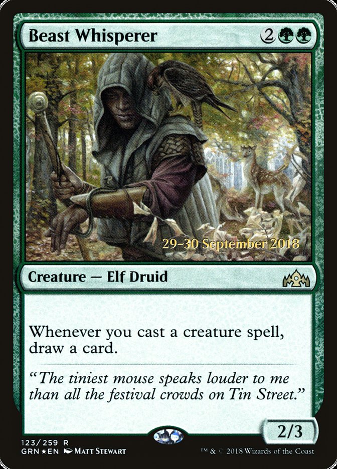 Beast Whisperer [Guilds of Ravnica Prerelease Promos] | Clutch Gaming