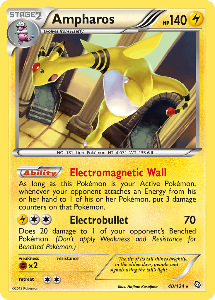 Ampharos (40/124) [Black & White: Dragons Exalted] | Clutch Gaming