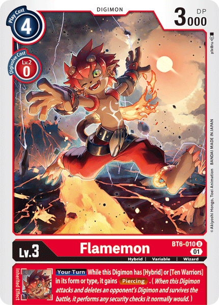 Flamemon [BT6-010] [Double Diamond] | Clutch Gaming