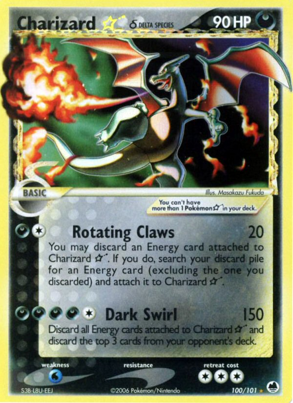 Charizard Star (100/101) (Delta Species) [EX: Dragon Frontiers] | Clutch Gaming