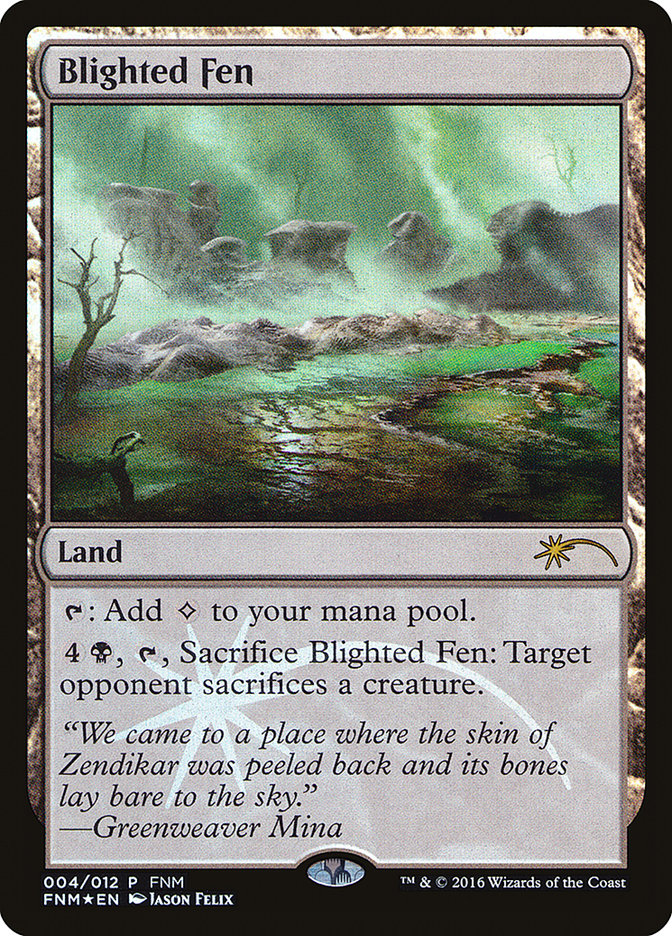 Blighted Fen [Friday Night Magic 2016] | Clutch Gaming