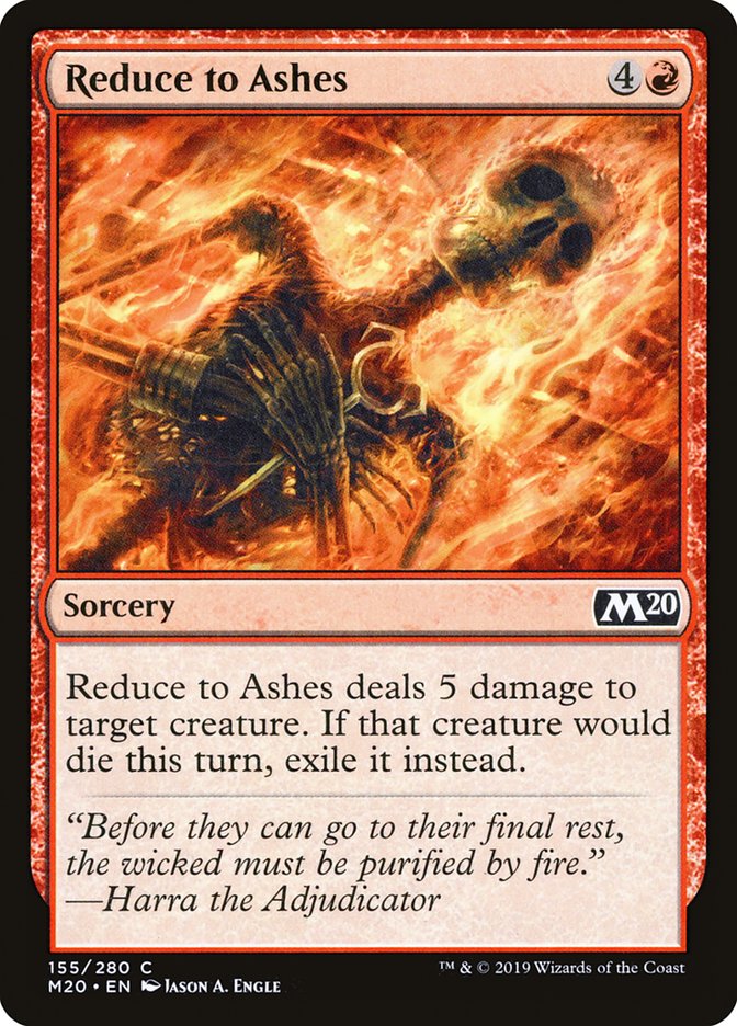 Reduce to Ashes [Core Set 2020] | Clutch Gaming