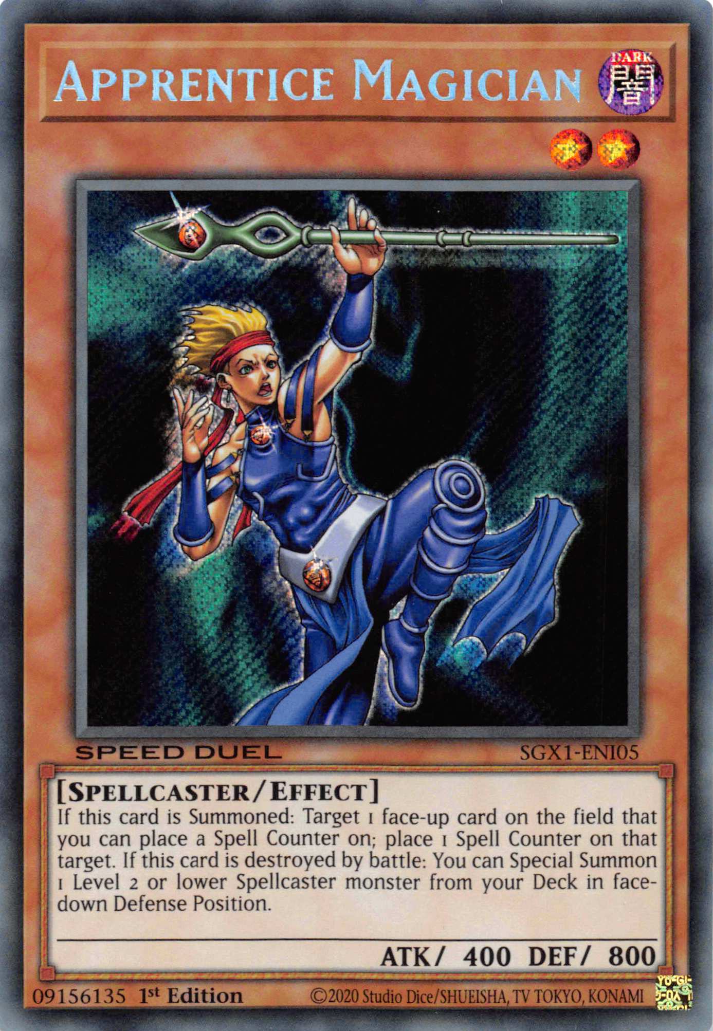 Apprentice Magician [SGX1-ENI05] Secret Rare | Clutch Gaming