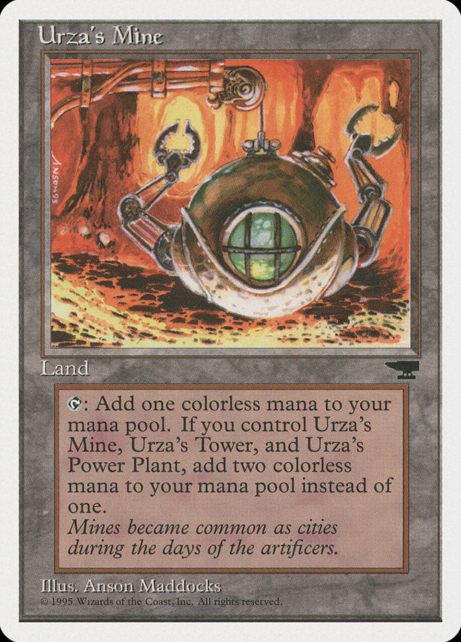 Urza's Mine (Orange Background) [Chronicles] | Clutch Gaming