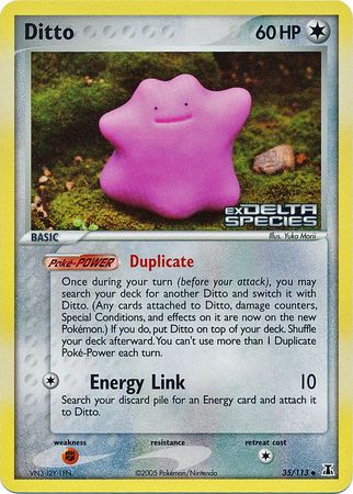 Ditto (35/113) (Stamped) [EX: Delta Species] | Clutch Gaming