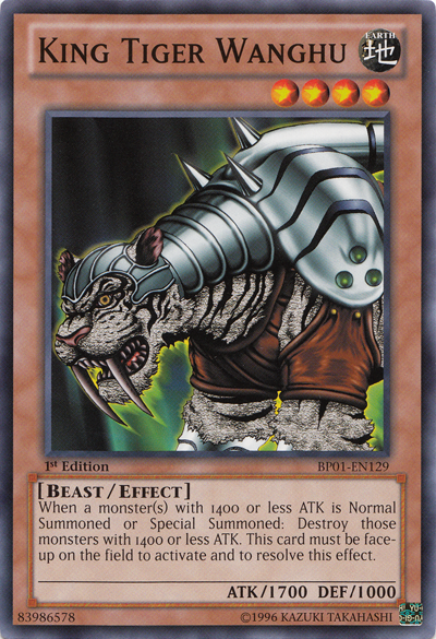 King Tiger Wanghu [BP01-EN129] Common | Clutch Gaming