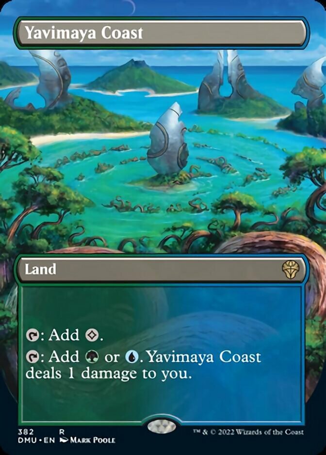 Yavimaya Coast (Borderless Alternate Art) [Dominaria United] | Clutch Gaming