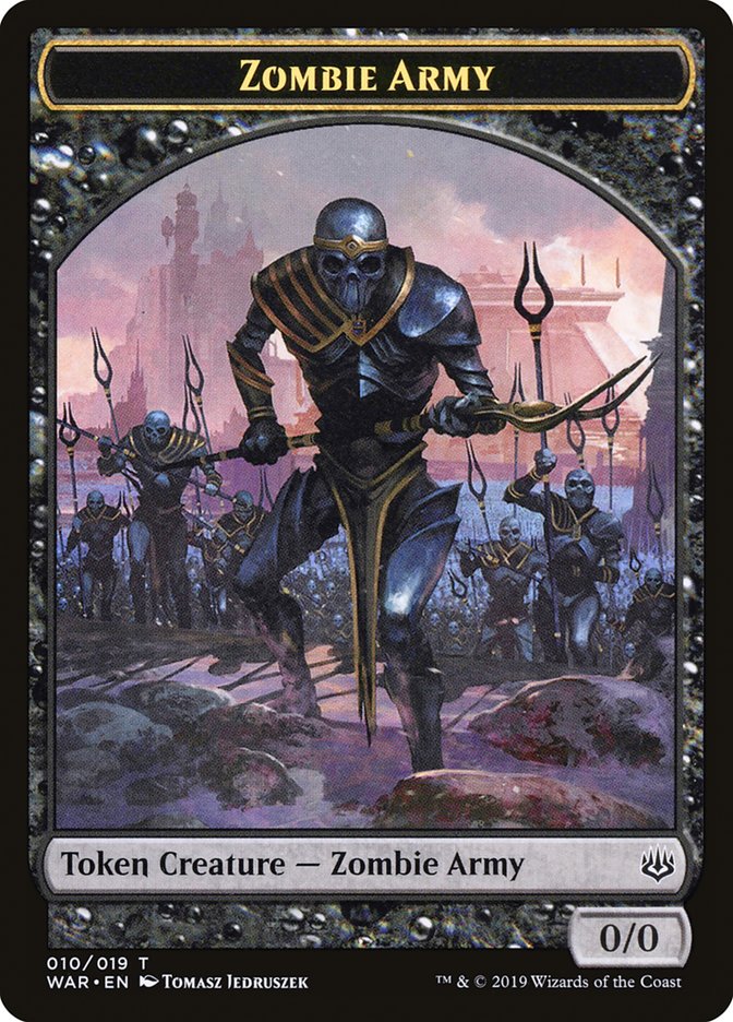 Zombie Army Token (010/019) [War of the Spark Tokens] | Clutch Gaming