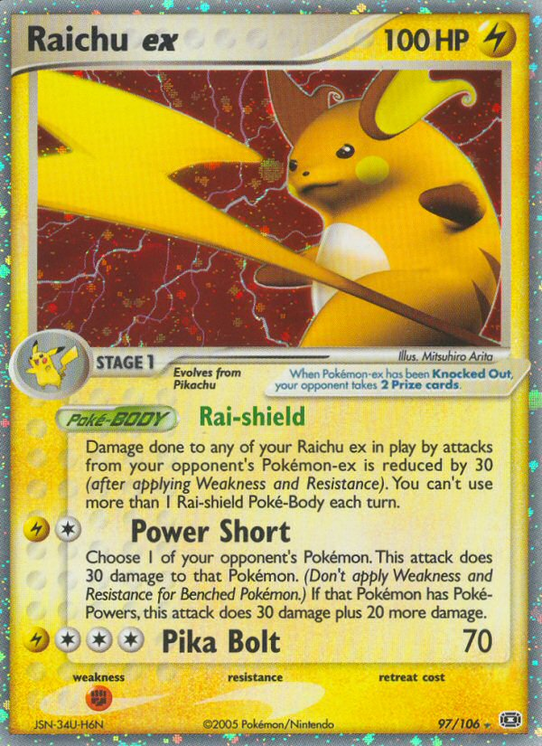 Raichu ex (97/106) [EX: Emerald] | Clutch Gaming