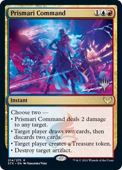 Prismari Command (Promo Pack) [Strixhaven: School of Mages Promos] | Clutch Gaming