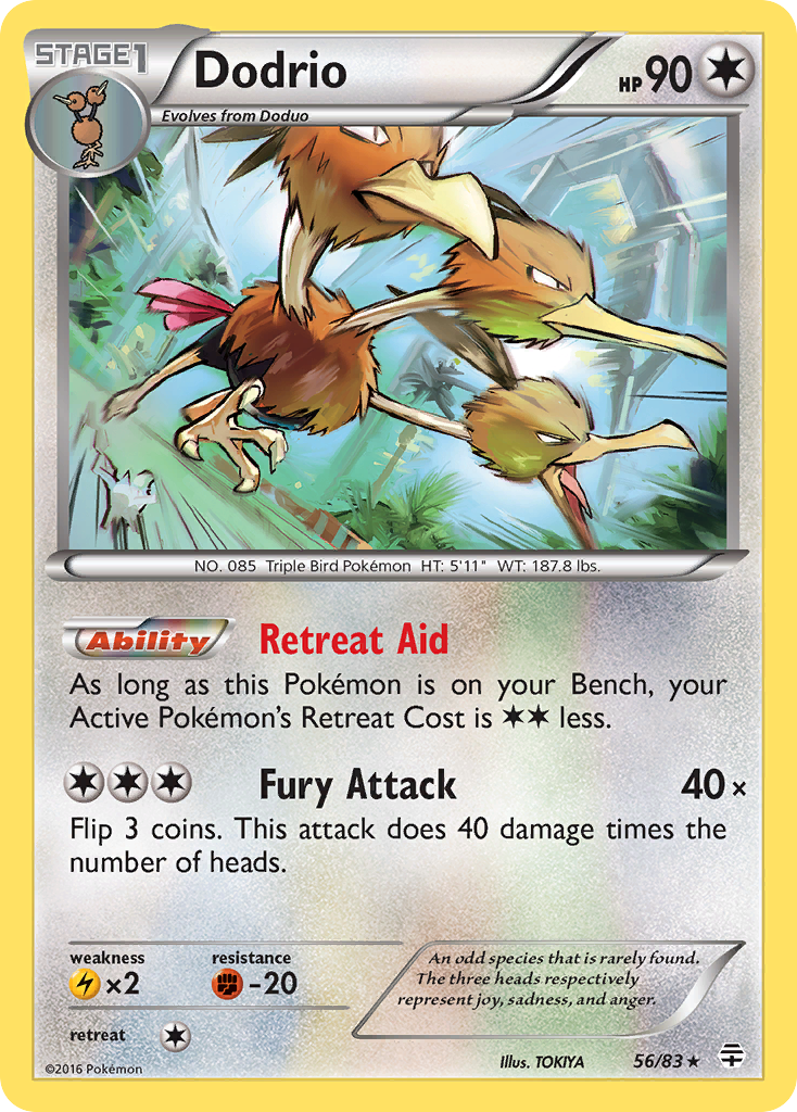 Dodrio (56/83) [XY: Generations] | Clutch Gaming