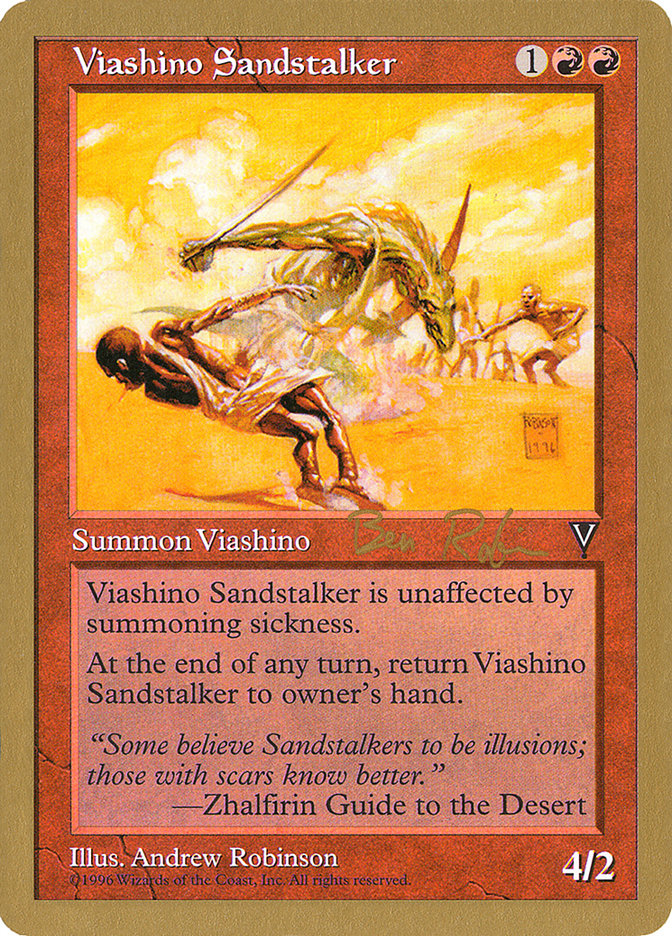Viashino Sandstalker (Ben Rubin) [World Championship Decks 1998] | Clutch Gaming