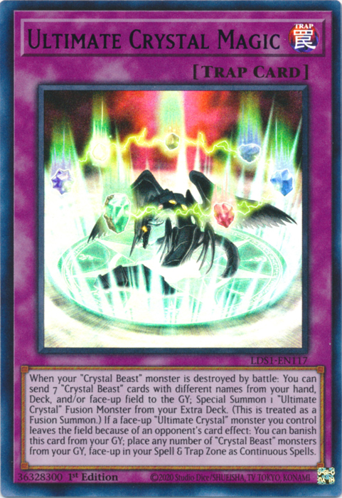 Ultimate Crystal Magic (Blue) [LDS1-EN117] Ultra Rare | Clutch Gaming