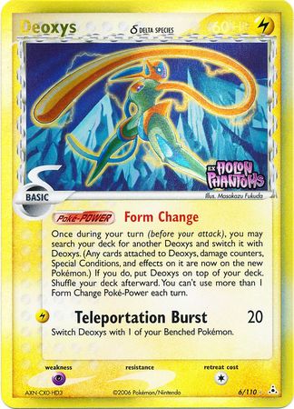 Deoxys (6/110) (Delta Species) (Stamped) [EX: Holon Phantoms] | Clutch Gaming