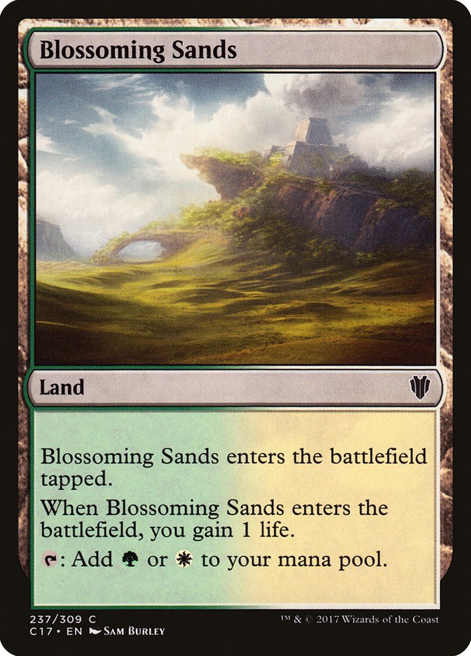 Blossoming Sands [Commander 2017] | Clutch Gaming