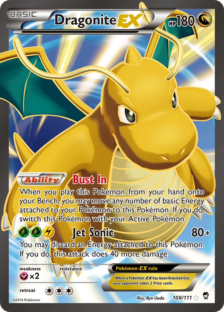 Dragonite EX (108/111) [XY: Furious Fists] | Clutch Gaming