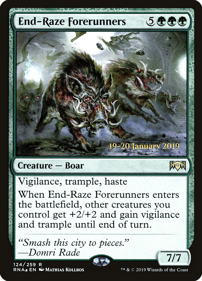 End-Raze Forerunners [Ravnica Allegiance Prerelease Promos] | Clutch Gaming