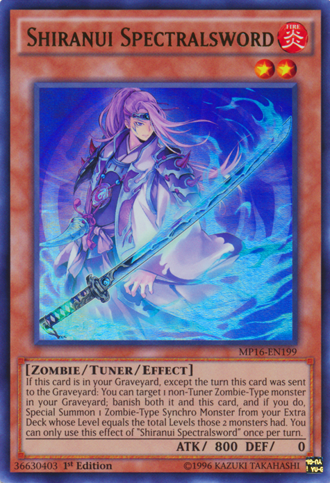 Shiranui Spectralsword [MP16-EN199] Ultra Rare | Clutch Gaming
