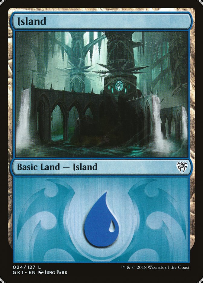 Island (24) [Guilds of Ravnica Guild Kit] | Clutch Gaming