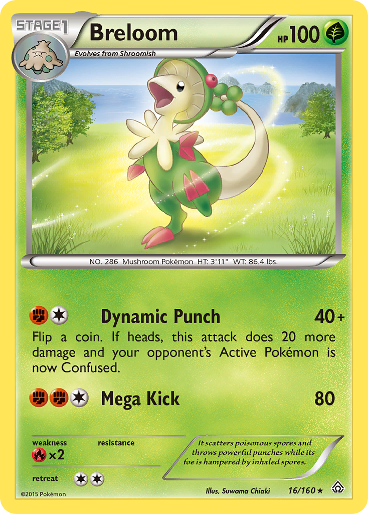 Breloom (16/160) [XY: Primal Clash] | Clutch Gaming